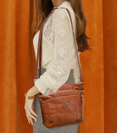 Alina | Luxuriöse Handtasche in Braun