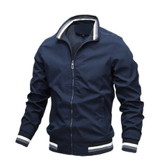 Herren Übergangsjacke Bomberstil | Lässiger Look in Dunkelblau