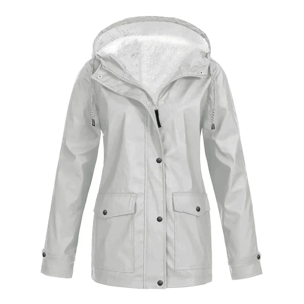 Stylische Regenjacke für Damen | Warme