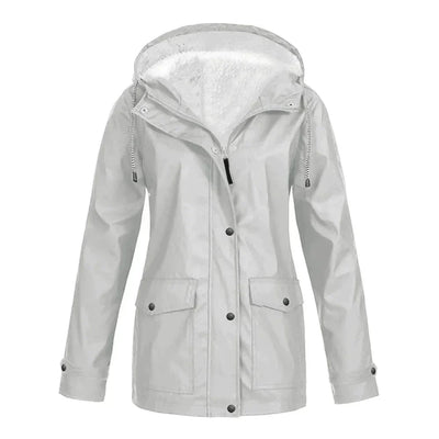 Stylische Regenjacke für Damen | Warme