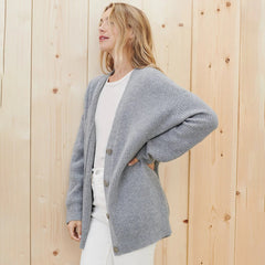 Leah - Eleganter und bequemer Blazer in Grau