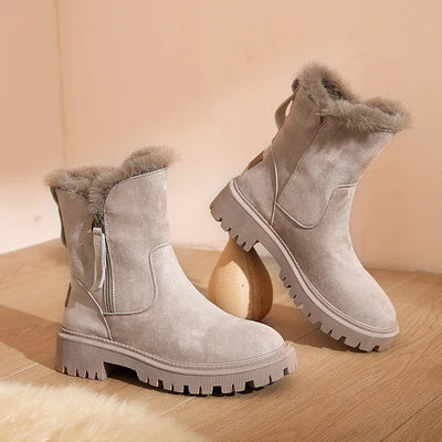 Damen Winter Thermo-Knöchel Stiefel | Warme