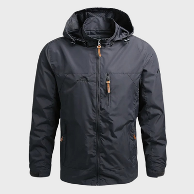 Herren Kapuze Regenjacke | Wasserdichte
