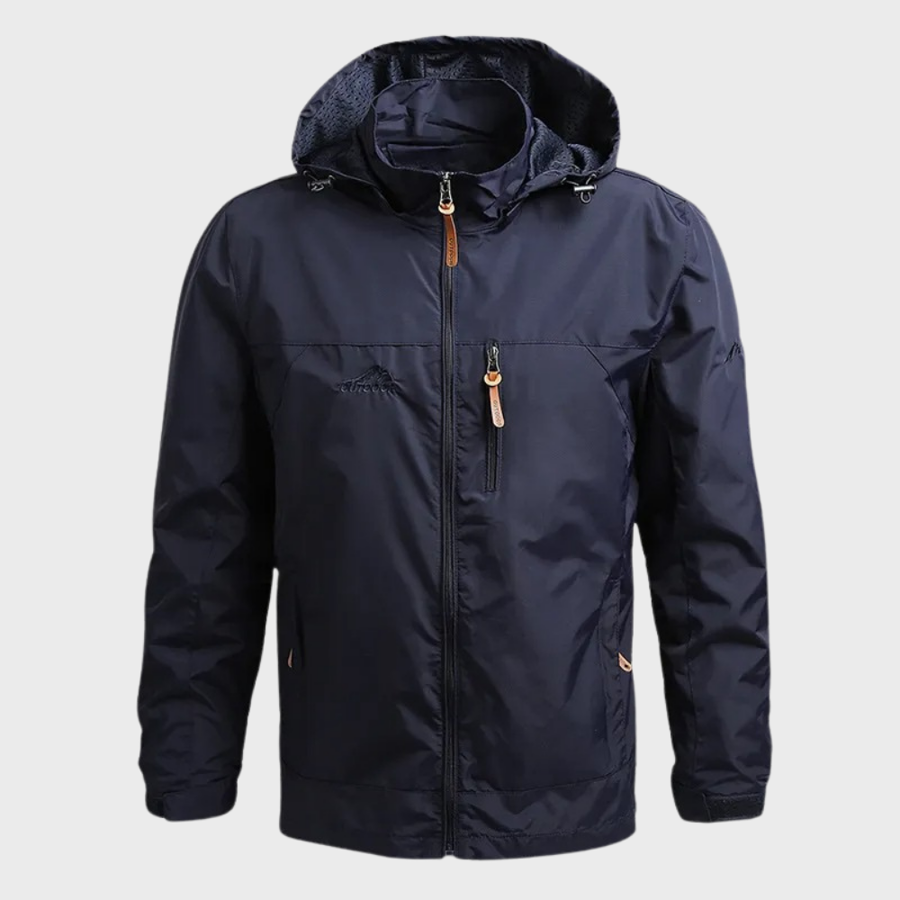 Herren Kapuze Regenjacke | Wasserdichte