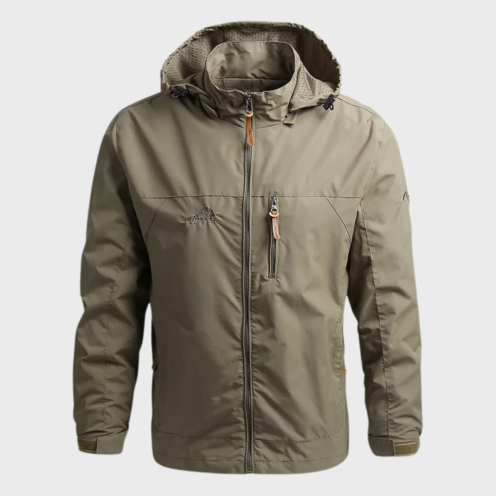 Herren Kapuze Regenjacke | Wasserdichte