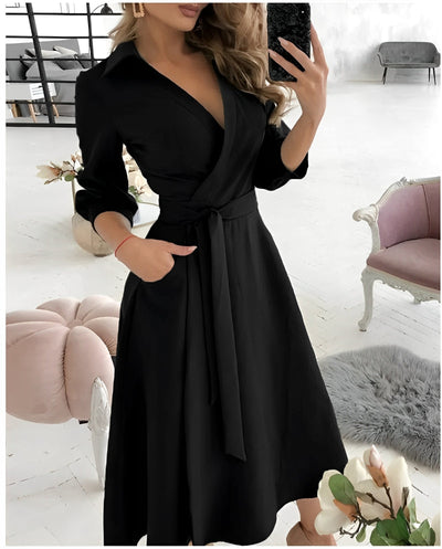 Cyrilla - Elegantes Party-Wickelkleid für Damen