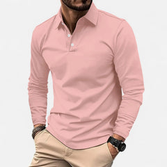 Ronald | Herren Klassisches Regular Fit Poloshirt in Rosa