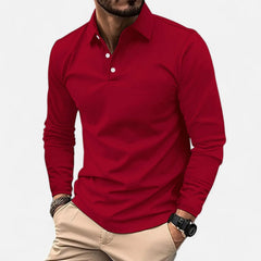 Ronald | Herren Klassisches Regular Fit Poloshirt in Rot