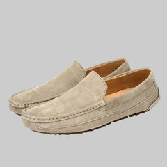 Jeffrey | Herren Klassischer Mokassin Loafer in Khaki