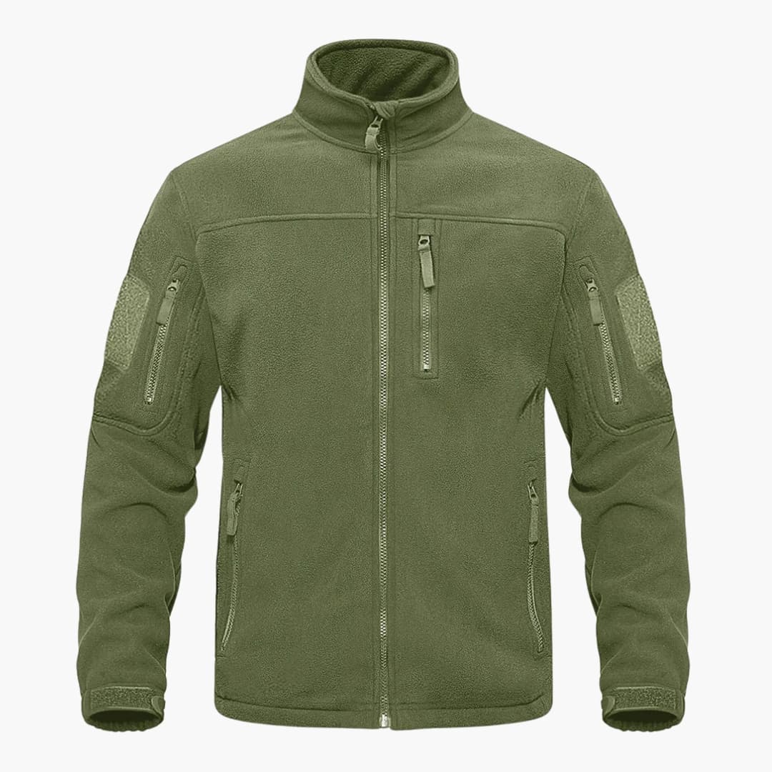 Herren Fleecejacke mit durchgehendem Reißverschluss