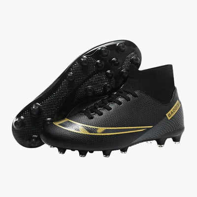Herren Fußballschuhe mit Schnürung und Stollen Sohle