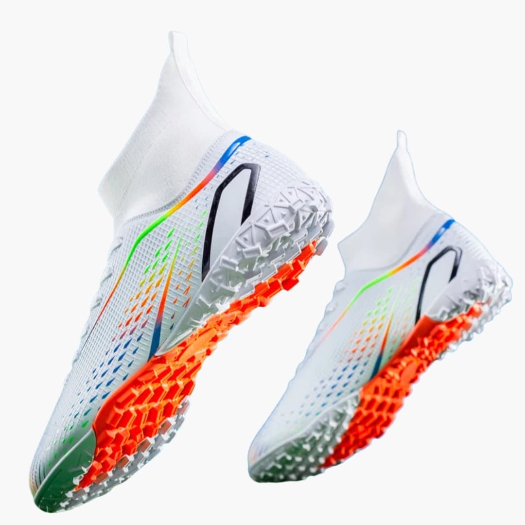 Herren Fußballschuhe mit Struktur Oberfläche und Stollensohle