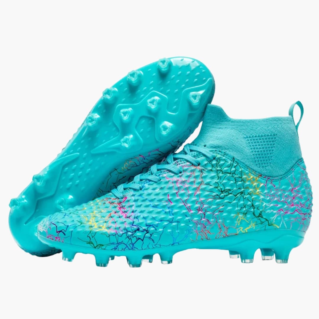 Herren Fußballschuhe mit hohem Schaft und Stollenprofil