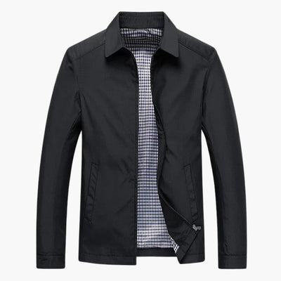 Herren Jacke mit Hemdkragen
