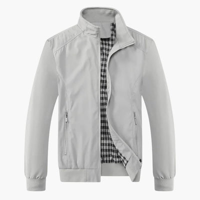 Herren Jacke mit Kragen und Reißverschluss
