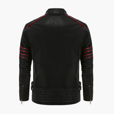 Herren Jacke mit Reißverschluss und Schulterpaspelierung