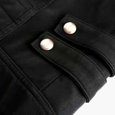 Herren Jacke mit Reißverschluss und Schulterpaspelierung
