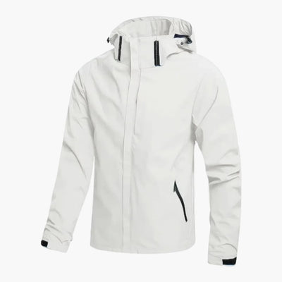 Herren Kapuzenjacke mit Reißverschlusstaschen