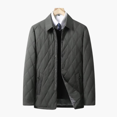 Herren Steppjacke mit Umlegekragen