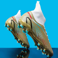Florian | Fußballschuhe mit Langen Spikes in Gold