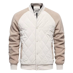 Herren Steppjacke in Beige