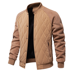 Herren Steppjacke in Khaki