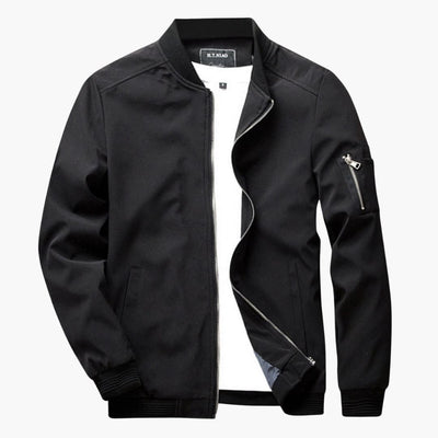 Herrenjacke mit Reißverschluss und zwei Seitentaschen
