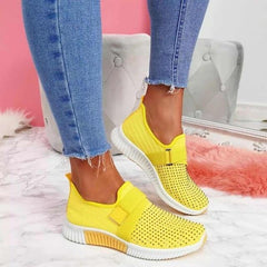 Myrtle - Slip-On-Sneaker für Damen mit Klettverschluss in Gelb