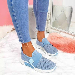 Myrtle - Slip-On-Sneaker für Damen mit Klettverschluss in Blau