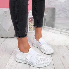 Myrtle - Slip-On-Sneaker für Damen mit Klettverschluss in Weiß