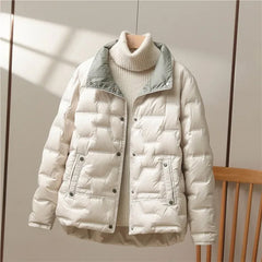 Oslo Puffer in Beige