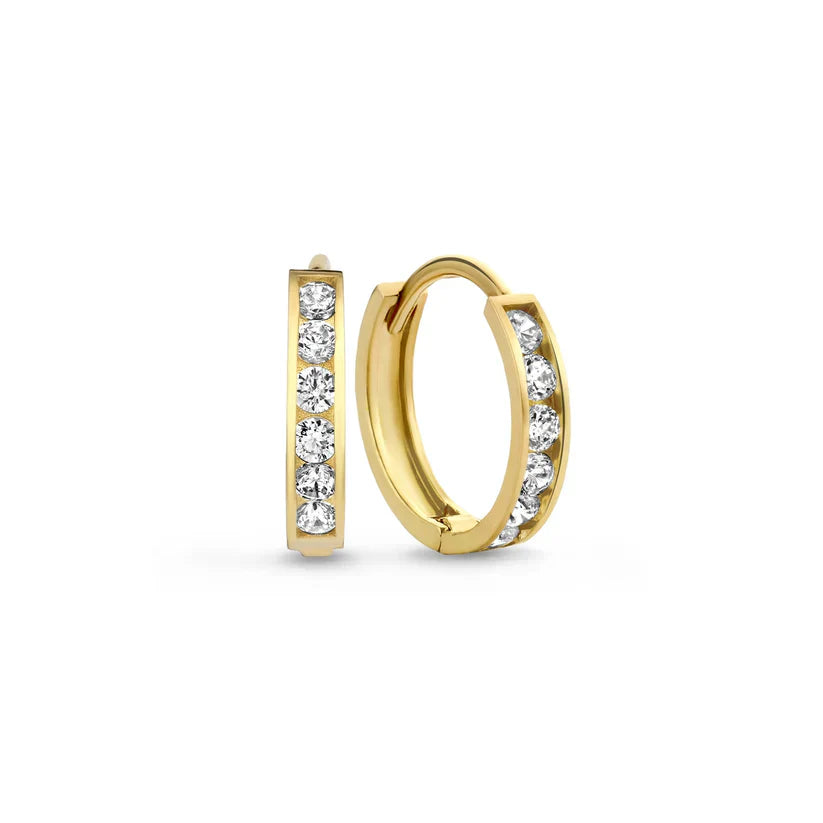 Dara Brillane Gold Earrings Set