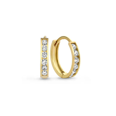 Dara Brillane Gold Earrings Set