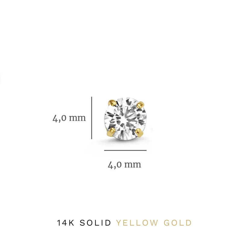 Dara Brillane Gold Earrings Set