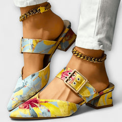 Alissara – Orthopädische Absatzschuhe mit stilvollem Komfort in Gelb