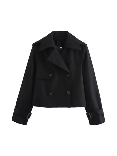 Damen Wasserdichter Trenchcoat | Mit Gürtel Manschetten und Reverskragen