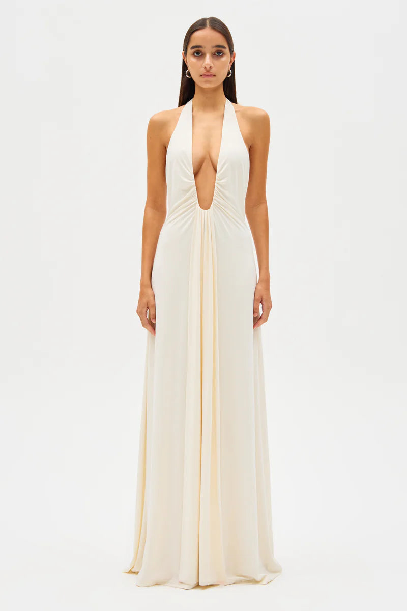 Dina | Tiefer V-Taille Schlankheits-Kleid