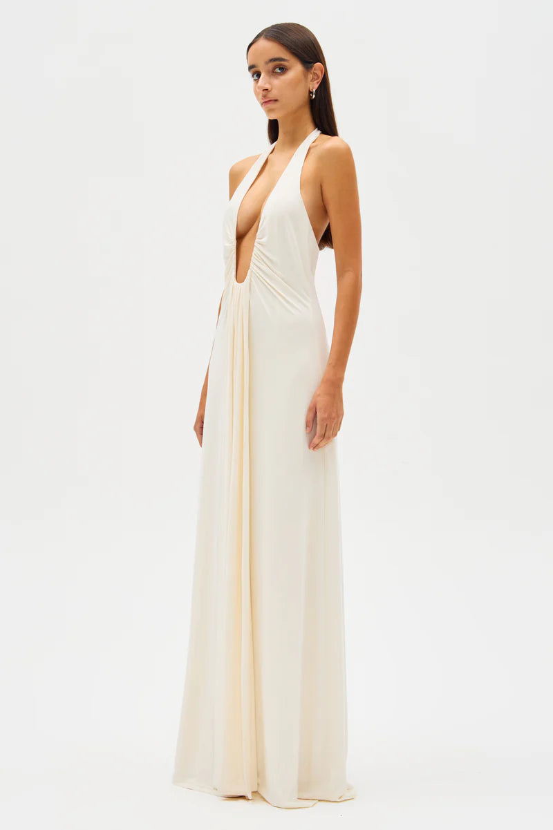 Dina | Tiefer V-Taille Schlankheits-Kleid