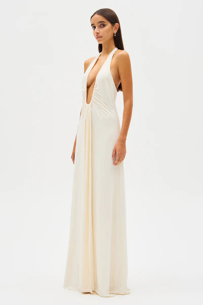 Dina | Tiefer V-Taille Schlankheits-Kleid