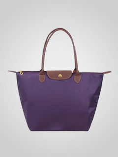 Marley | Damen Elegante Studd-Verschluss Schultertasche in Lila