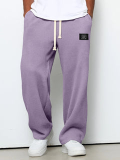 Vekor - Weit geschnittene Hose mit Soft-Touch-Finish in Lila