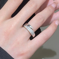 Clara | Stilvoller Haven Ring Damen schlicht & chic in Silber