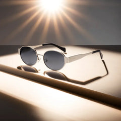 NOMI™ | VIRALE SONNENBRILLE | 1+1 GRATIS in Schwarzes Silber