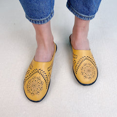 Moira® | Bequeme und elegante orthopädische Schuhe in Gelb