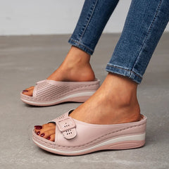Mila® | Stilvolle und bequeme Schuhe mit Gesundheitssohle in Rosa