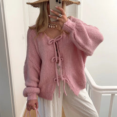 Sophie | Moderner Strickcardigan mit Stil in Rosa