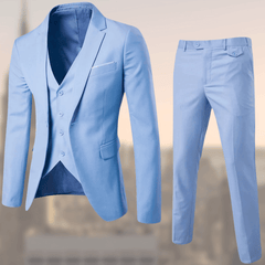 Alexander - Herren Eleganter Set in Hellblau