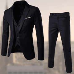 Alexander - Herren Eleganter Set in Schwarz