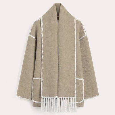 Viona | Bequeme Wollumhangjacke
