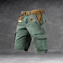 Cole - Komfortable Cargo-Shorts für Herren, ideal für Abenteuer in Grün